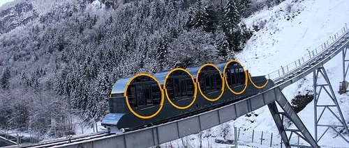 Cum arată cea mai abruptă cale ferată din lume