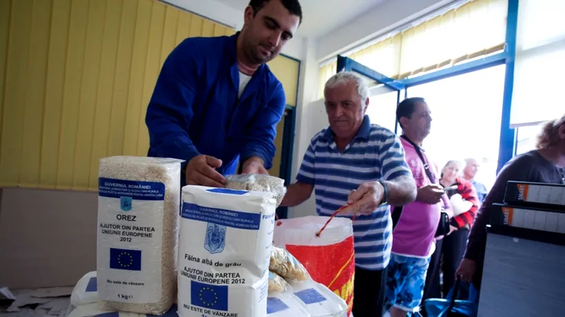 Guvernul majorează numărul persoanelor care primesc, în octombrie, ajutoare alimentare de la UE