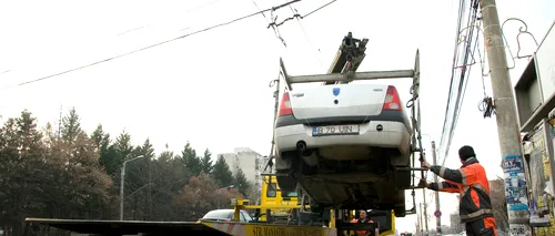 Compania Managementul Transportului va ridica mașinile parcate neregulamentar în București. Care sunt tarifele pe care le vor plăti șoferii