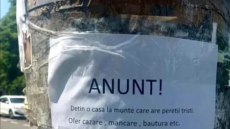 Anunțul unui clujean a devenit VIRAL pe Facebook. Oferă cazare, mâncare, băutură, dar are o singură condiție