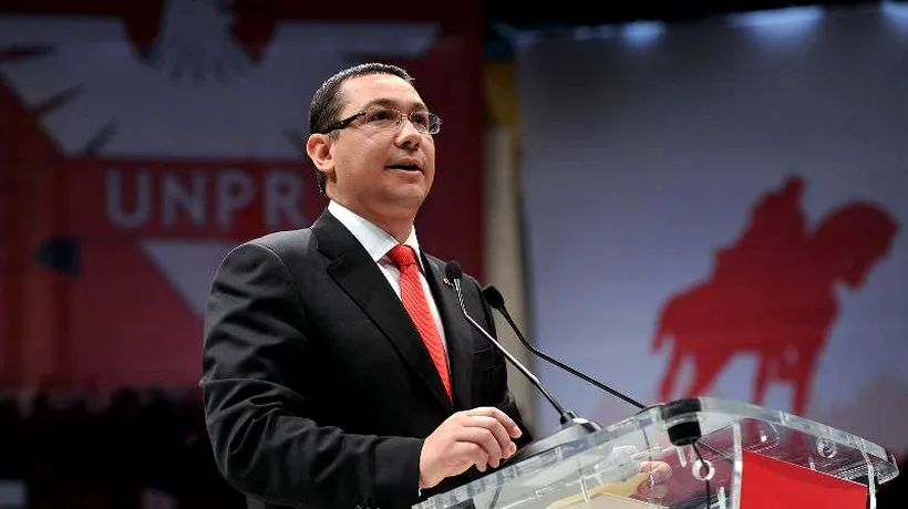 UNPR a lansat campania de strângere semnături pentru Victor Ponta - președinte
