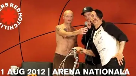 Mesajul VIDEO Red Hot Chili Peppers pentru fanii din România