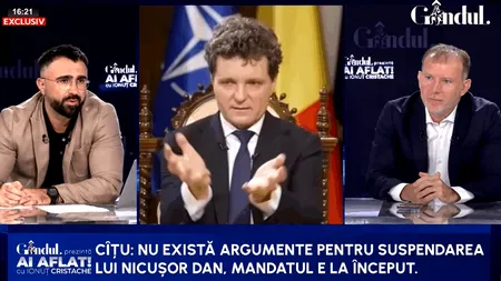 Concluzia politică a lui Cîțu: Era optim pentru Nicușor Dan guvern tehnocrat, dar pentru România anticipate/Se reface coaliția, de frica anticipatelor