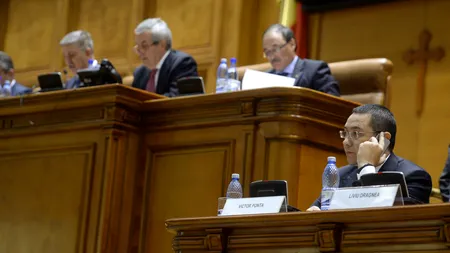 PNL a depus la Parlament moțiunea de cenzură la adresa Guvernului. Firea sugerează că DNA l-a chemat intenționat pe Ponta la audiere în ziua depunerii moțiunii