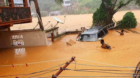 Imagini terifiante în Sierra Leone: cel puțin 312 oameni au murit în urma alunecărilor de teren. Alte câteva sute sunt date dispărute. VIDEO