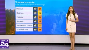 Vine CANICULA în România. Meteorologii au emis primul cod galben de căldură: temperaturi de 36 de grade în următoarele zile