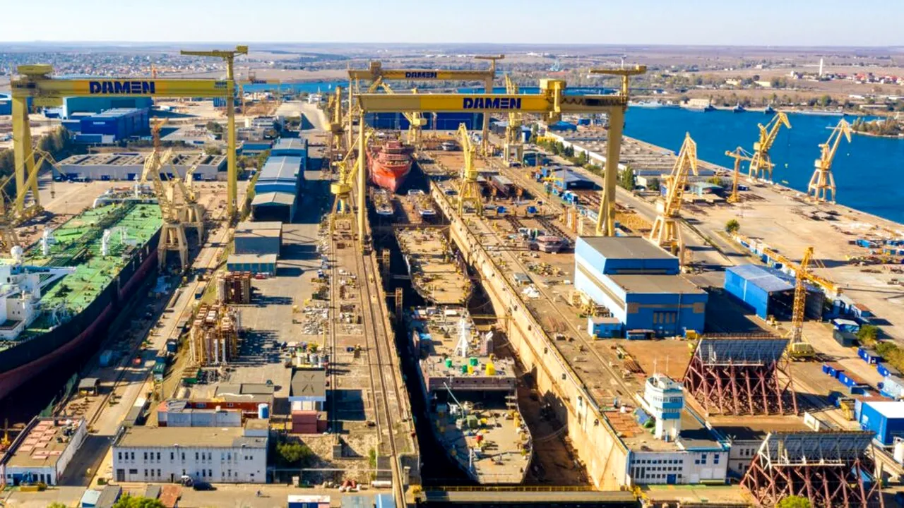 Operatorul Șantierului Naval Mangalia deschide falimentul, după ce planul de reorganizare a eșuat. Damen Shipyard: Nu putem susține planul propus