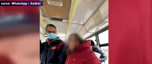 O femeie devine agresivă, când e filmată fără mască într-un autobuz. Cum au reacționat călătorii (VIDEO)