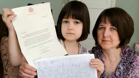 O fetiță i-a cerut ajutorul reginei Marii Britanii pentru a fi primită la școală unde își dorea să meargă