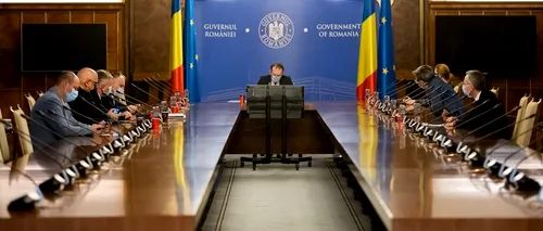 Prima ședință de Guvern după demiterea lui Vlad Voiculescu. Miniștrii USR PLUS, față în față cu Florin Cîțu!