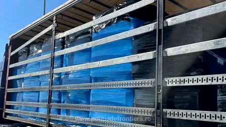 Cantitate imensă de deșeuri oprite la intrarea în țară în Vama Borș II. Ce nereguli au constatat polițiștii de frontieră