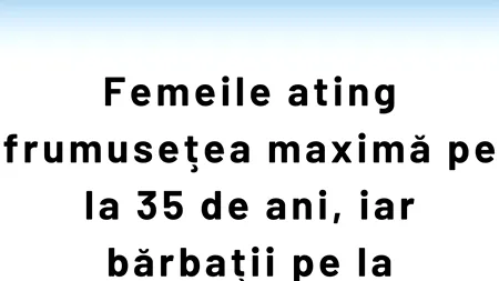 Bancul de joi | Când ating femeile și bărbații frumusețea, de fapt