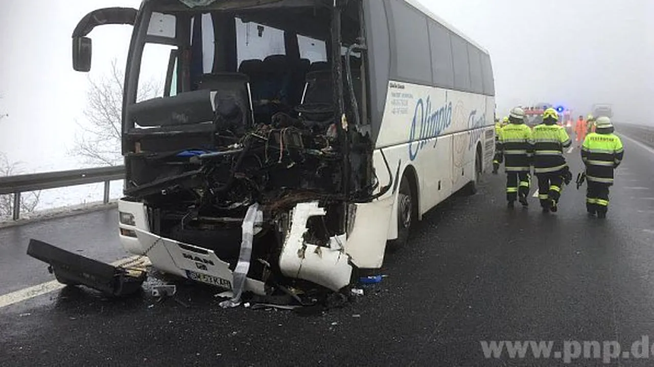 Accident grav cu români, în Germania. Cel puțin nouă răniți. MAE, anunț important despre starea victimelor. UPDATE
