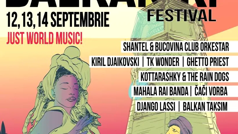 BALKANIK! Festival începe vineri, 12 septembrie. Programul complet al evenimentului găzduit de Grădina Uranus 