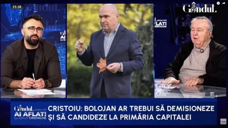 Cristoiu, reacție rapidă după decizia CCR: „Dacă Bolojan are minima inteligență, demisionează și candidează la Primăria Capitalei”