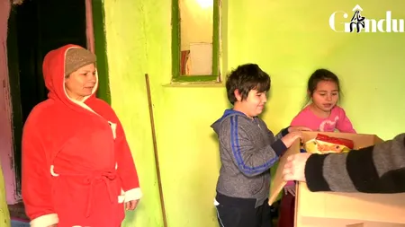 CAMPANIE GÂNDUL.RO. Moș Crăciun există! Sărbători de neuitat pentru doi copii din România (FOTO+VIDEO)