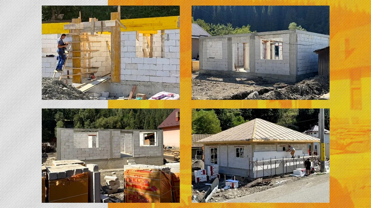 Continuă reconstrucția la Broșteni: „Peste 30 de case reconstruite” / „Apa și canalizarea am reușit să le dăm în folosință”