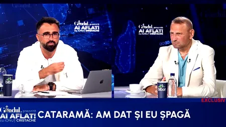Viorel Cataramă: Și eu am dat ȘPAGĂ! Nu ca taxă de protecție! Așa am vrut eu!