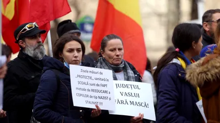 Amenzi la protestele anti-restricții din Capitală. Jandarmeria anunță că va aplica sancțiuni organizatorilor și manifestanților