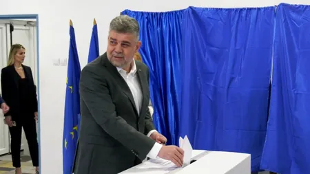 Marcel Ciolacu a votat pentru președintele României în sectorul lui Daniel Băluță / „O CRIZĂ politică ar duce la haos”