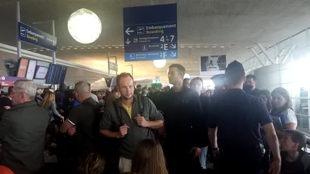 Terminal al Aeroportului Charles de Gaulle, evacuat. Opt curse aeriene, anulate