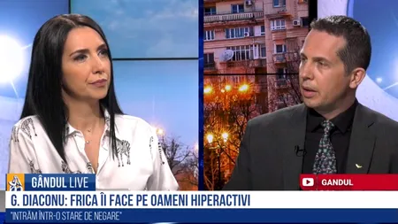 GÂNDUL LIVE. Gabriel Diaconu, medic psihiatru: „Criza sanitară e un altfel de război, dar este un război. Distruge fibra umană” - VIDEO
