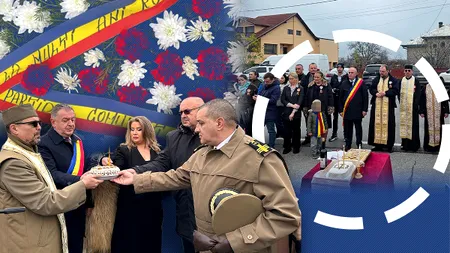 Moment scandalos la Slatina. Ziua Naţională a fost sărbătorită cu coroane pe care scrie: 