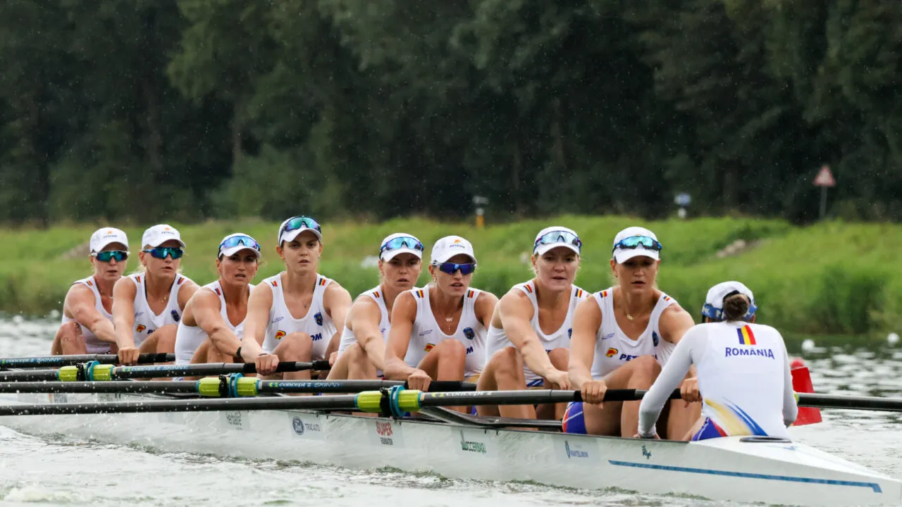 România, aur dublu la Campionatele Mondiale de canotaj de la Amsterdam. Victorie pentru echipajul feminin de 8+1, cu cel mai bun timp din istorie