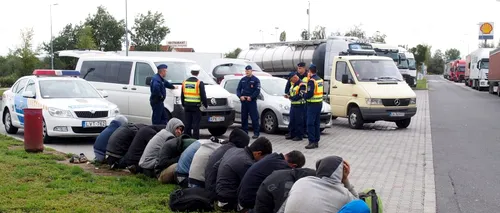 Șofer sârb reținut pentru trafic de persoane, după o urmărire și un accident rutier în Ungaria