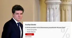 Sondaj Gândul. Cititorii ziarului îi cer președintelui Nicușor Dan să desemneze un premier politic. Peste 5.000 de oameni au răspuns sondajului: „Ce fel de premier vrei să desemneze președintele Nicușor Dan?”
