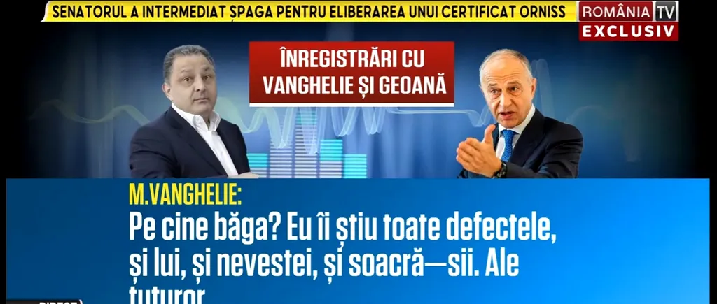 Stenograme EXPLOZIVE în care Marian Vanghelie se laudă cum îl susține pe Mircea Geoană în campanie: „Îi știu toate defectele”