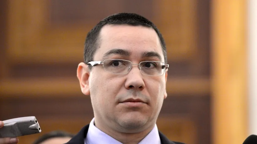 Ponta: Bugetul pe 2013, construit pe ideea respectării unor promisiuni făcute în opoziție