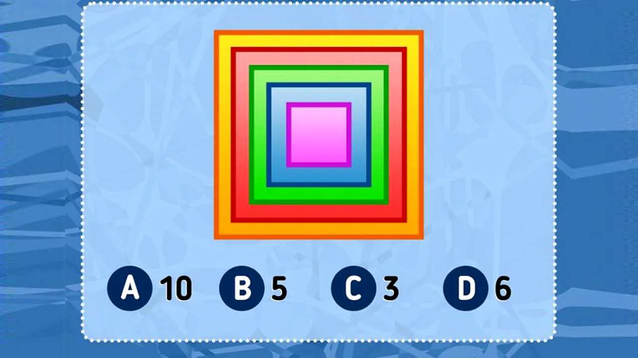 Test IQ doar pentru genii | Câte pătrate sunt în această imagine, în total?