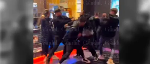 VIDEO | Bătaie în toată regula într-un mall din București. De unde a pornit conflictul