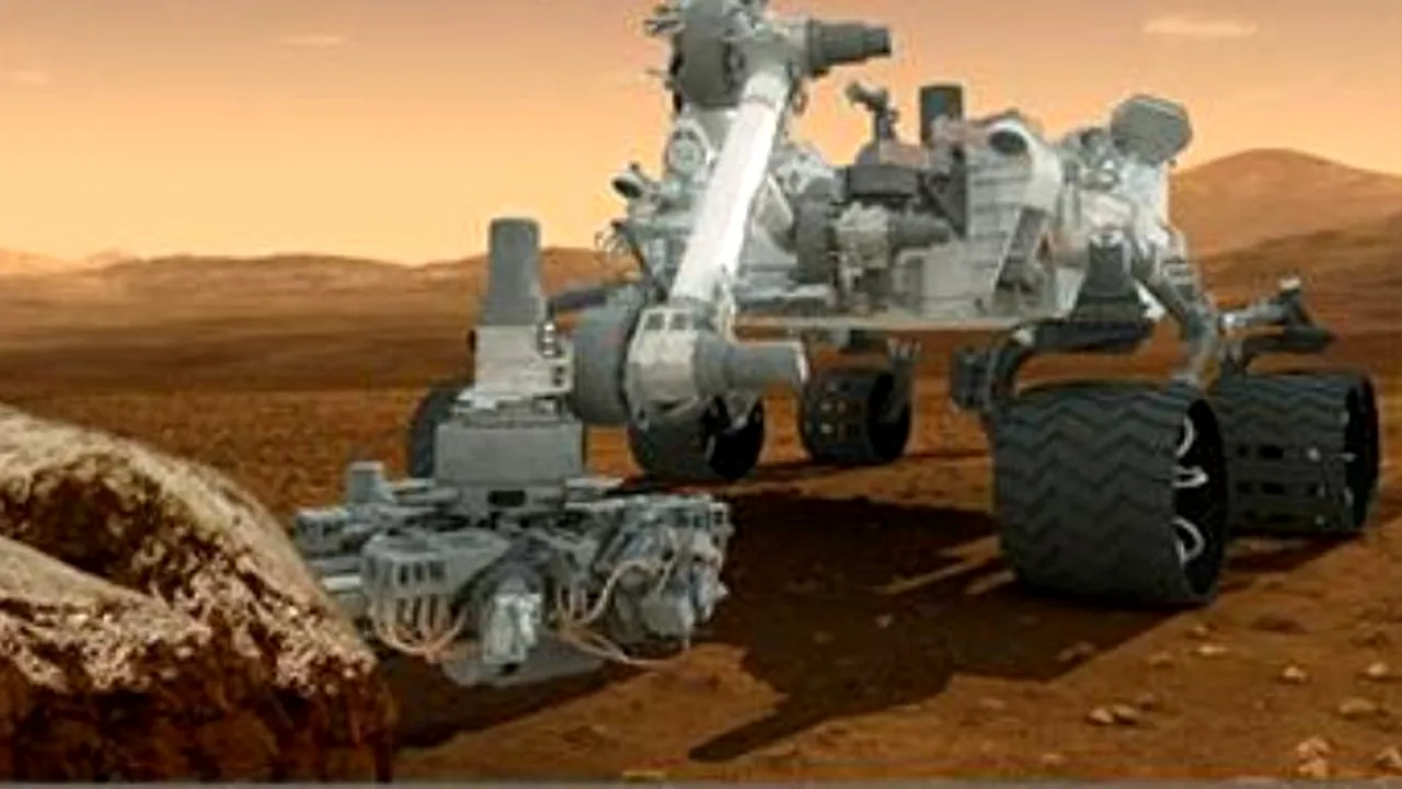 Robotul american Curiosity A AJUNS pe Marte