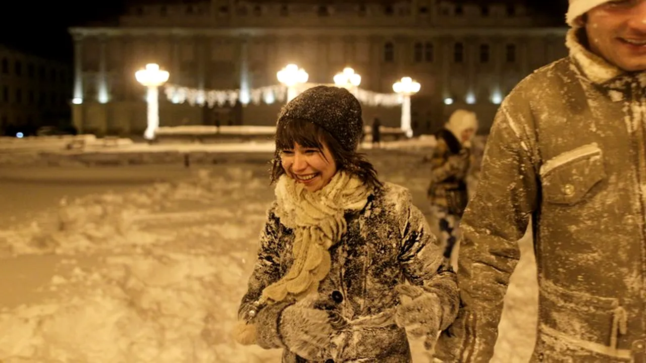 Codul galben de ninsori se prelungește. La București vor fi -20 grade Celsius