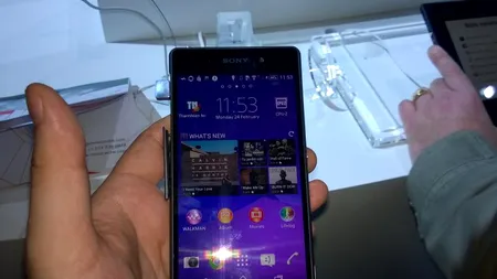 MWC 2014. Sony a lansat noul său smartphone vârf de gamă, Xperia Z2 și brățara SmartBand VIDEO
