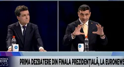 Prima DEZBATERE prezidențială George Simion – Nicușor Dan / Simon: Președintele României trebuia să fie altcineva