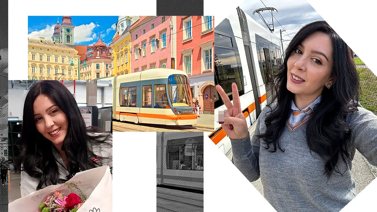 EXCLUSIV | Povestea UIMITOARE a româncei care conduce tramvaie în AUSTRIA: ”Se așteaptă un an-doi pentru un interviu”