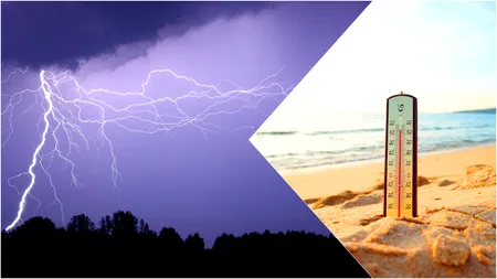 Cum va fi vremea în ultimul weekend de vară. Temperaturi de 31°C la mare și maximă de 33°C la munte. Unde vor fi averse și descărcări electrice
