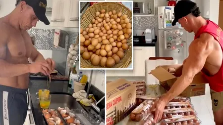 Dieta cu 100 de ouă mâncate în fiecare zi | Cum arată singurul bărbat care a încercat-o