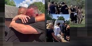 VIDEO: Un bărbat și-a înscenat moartea și apoi a apărut la propria înmormântare cu un elicopter. Motivul incredibil pentru care a făcut acest lucru