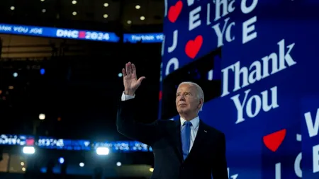 Joe Biden, discurs la Convenția Democrată. A fost prezentă și Hillary Clinton, care a lansat atacuri la adresa lui Donald Trump