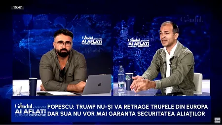 Ștefan Popescu: „Mă îngrijorează TĂCEREA Statelor Unite în privința României”