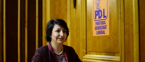 Sulfina Barbu candidează pentru un nou mandat de vicepreședinte al PDL