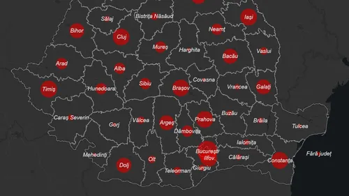 Topul zonelor cu incidențe-record: În urban, localitățile din Ilfov sunt pe primele locuri. În mediul rural, nivelul incidenței COVID este alarmant