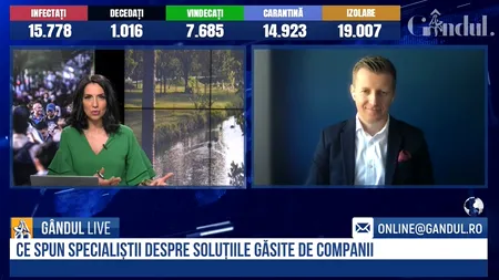 GÂNDUL LIVE. Afaceri în vremea pandemiei. Trainer: Mulți ani antreprenorii și-au condus afacerea punând mizeria sub preș și a venit Covid-ul și a ridicat preșul. / 2020 va fi despre supraviețuire