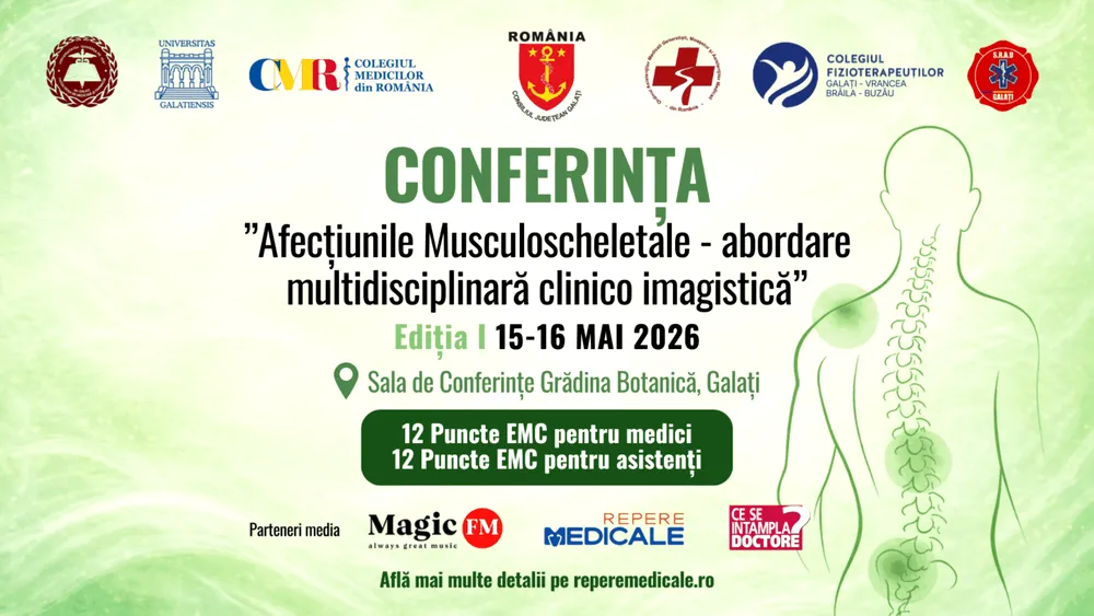 Galați, punct de întâlnire pentru medicina multidisciplinară: „Afecțiunile musculo-scheletale – abordare multidisciplinară clinico-imagistică”