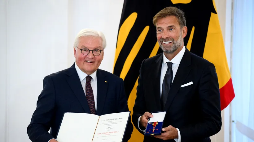 Antrenorul Jurgen Klopp a primit cea mai înaltă DISTINCȚIE civilă din Germania pentru rezultatele deosebite obținute în carieră