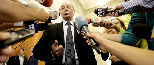 Traian Băsescu: Voi vota moțiunea, dar cum se va guverna a doua zi după?
